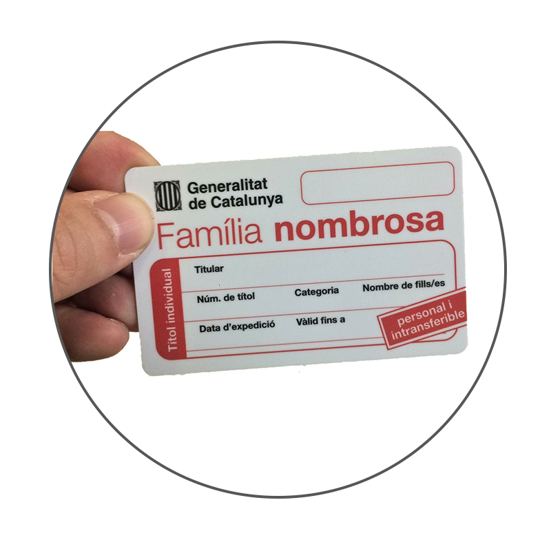 Descomptes per a família nombrosa i monoparental